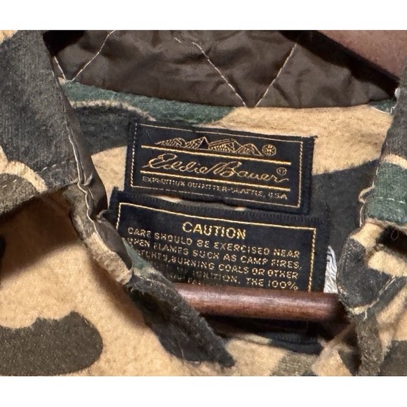 Eddie Bauer Camouflage Button Down Shirt - Picture 7 of 10